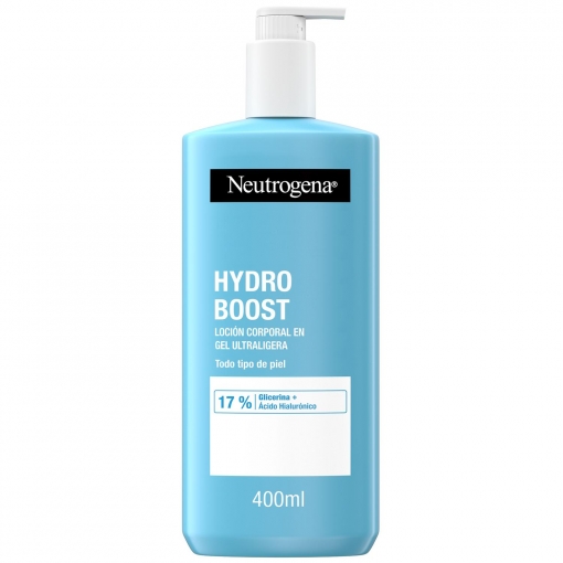 Loción corporal hidratante en gel Hydro Boost Neutrogena 400 ml.