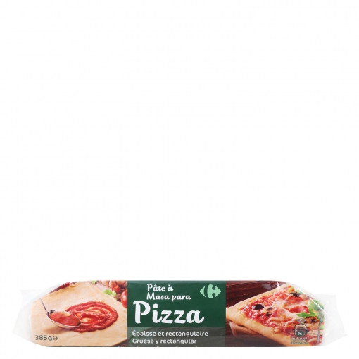 Masa maxi pizza Carrefour 385 g.