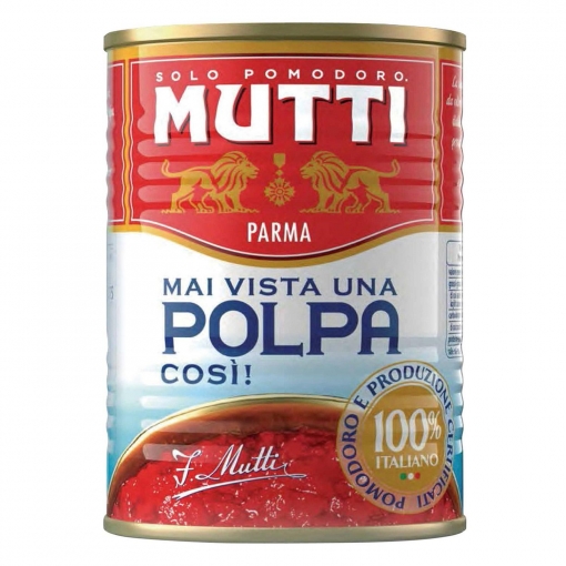 Pulpa de tomate Mutti 400 g.