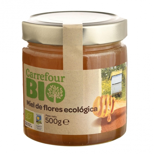 Miel de flores ecológica Carrefour Bio 500 g.
