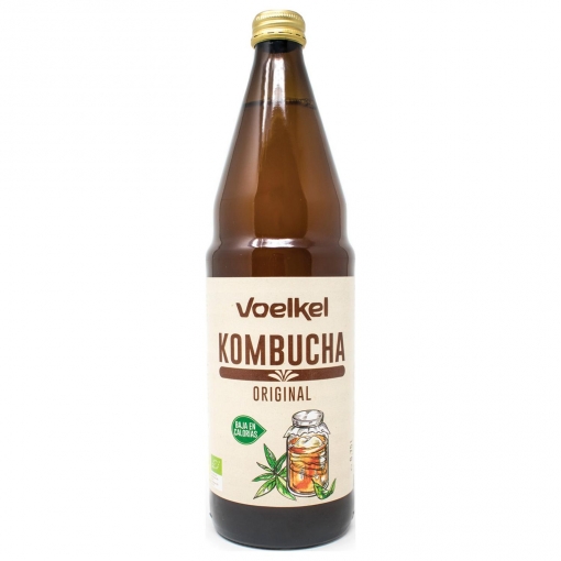Kombucha original ecológica Voelkel botella 75 cl.