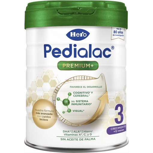 esta noche O cualquiera Instruir Leche infantil de crecimiento 3 desde 1 año Hero Baby Pedialac lata sin  aceite de palma 800 g. | Carrefour Supermercado compra online