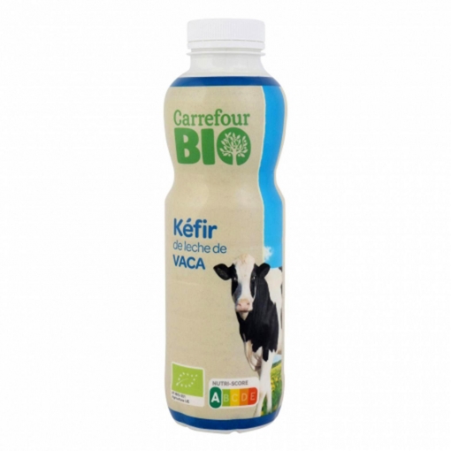 Kéfir líquido natural ecológico Carrefour Bio 500 g.