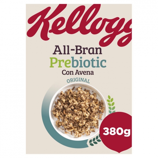 Cereales granola prebiotic All-Bran Kellogg's 380 g.