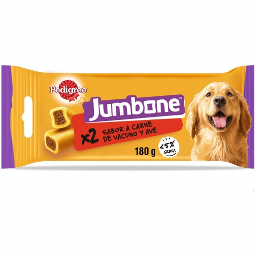 Portal estimular Sollozos Snacks de carne para perro Pedigree Jumbone 180 g. | Carrefour Supermercado  compra online
