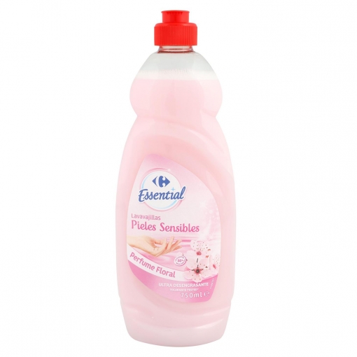 Extensamente tsunami Desafortunadamente Lavavajillas a mano para pieles sensibles perfume floral Carrefour  Essential 750 ml. | Carrefour Supermercado compra online