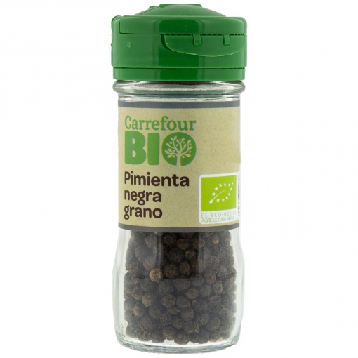 Pimienta negra en grano ecológica Carrefour Bio 40 g.