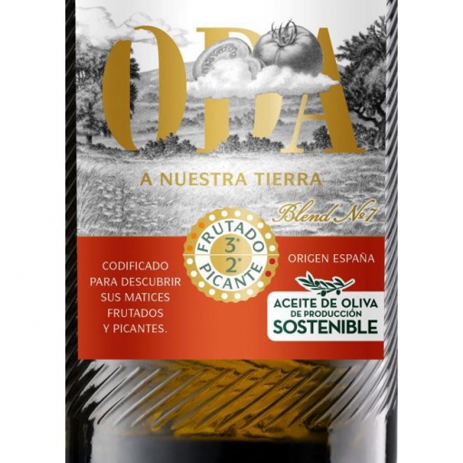 Aceite de oliva virgen extra Oda a Nuestra Tierra nº 7 Maestros de Hojiblanca 500 ml.