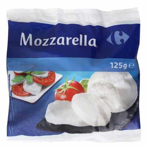 Queso mozzarella Italiana Carrefour 125 g.