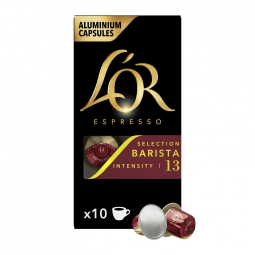 Café espresso en cápsulas L'or Barista compatible con Nespresso 10 unidades de 5,2 g. Supermercado compra online