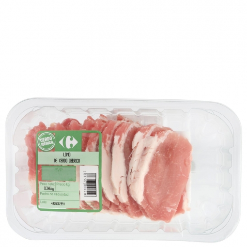 Filete de lomo de cerdo ibérico Carrefour 500 g aprox
