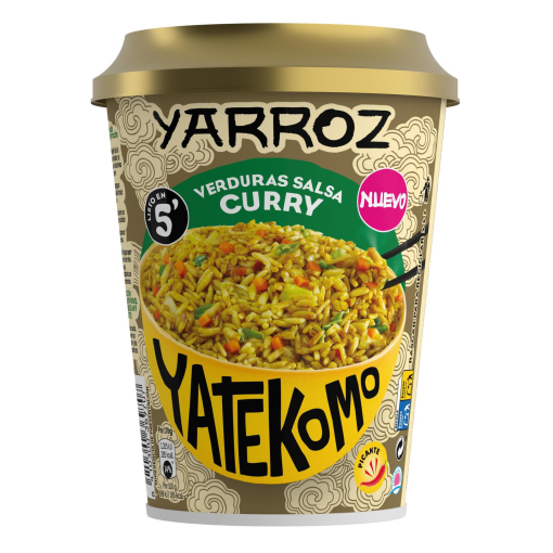 Arroz con verduras en salsa de curry Yarroz Yatekomo 83 g