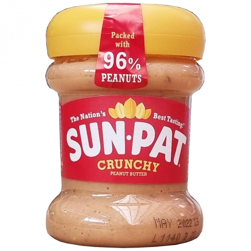 Crema de cacahuete crujiente Sun-Pat 200 g.