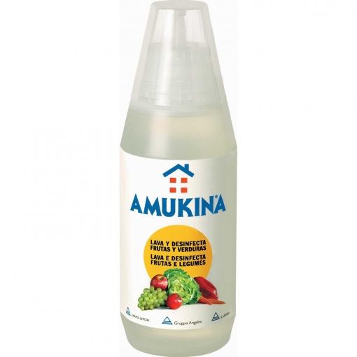 Desinfectante específico para frutas y verduras Amukina 500 ml.