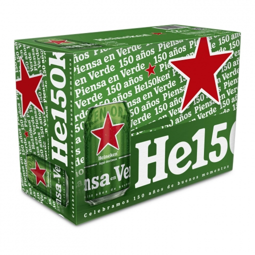 Cerveza Heineken pack de 12 latas de 33 cl. | Carrefour Supermercado compra online