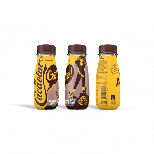 tapa entrega a domicilio Patria Batido de cacao sin azúcar añadido Cacaolat sin gluten pack de 4 botellas  de 200 ml. | Carrefour Supermercado compra online