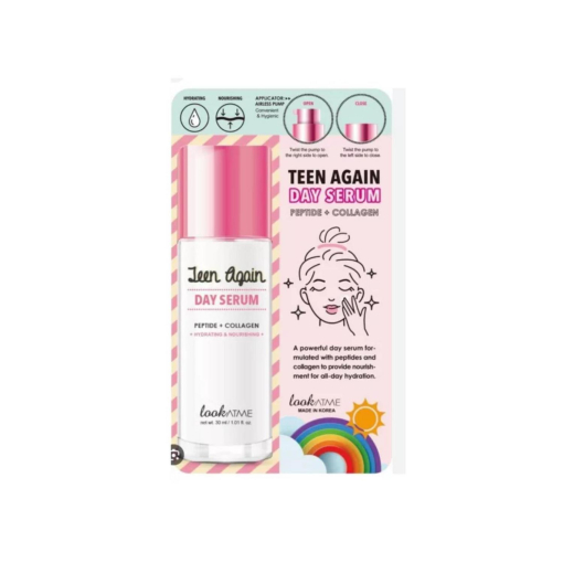 Sérum facial día péptidos y colágeno Teen Again Look at Me 30 ml.
