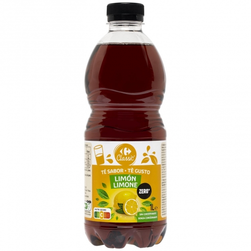 Té de limón zero Carrefour Classic´ botella 1 l.