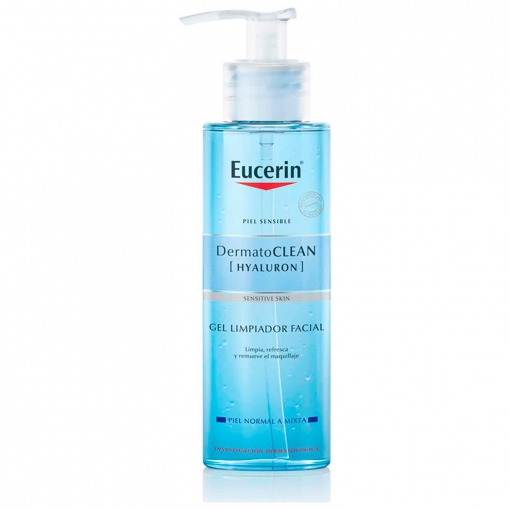 Gel limpiador facial DermatoClean Eucerin 200 ml.
