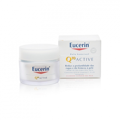 Crema Q10 Active antiarrugas piel seca Eucerin 50 ml.