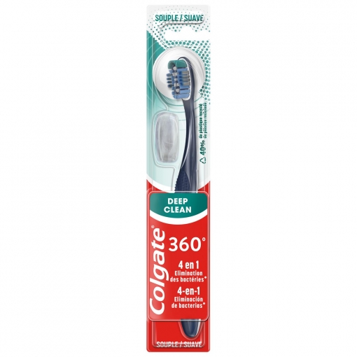 Cepillo de dientes suave limpieza completa 360 Colgate 1 ud.