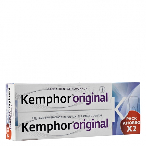 Dentífrico original Kemphor pack de 2 unidades de 75 ml.