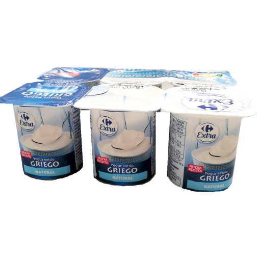 Yogur Griego Natural Carrefour Extra Pack De 6 Unidades De 125 G Yogur Griego Natural Carrefour Extra Pack De 6 Unidades De 125 G
