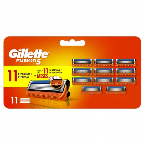Recambios maquinilla Fusion5 Gillette 11 ud.