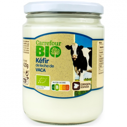Kéfir de vaca ecológico Carrefour Bio 420 g.