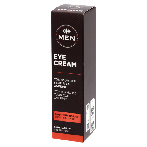 Contorno de ojos con cafeína Carrefour Men 15 ml.