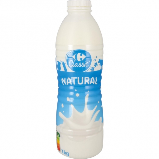 Yogur líquido natural Carrefour Carrefour 1 kg.