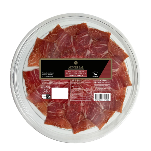 Jamón de Bellota Ibérico 50% Raza Ibérica en lonchas Altorreal 90 g