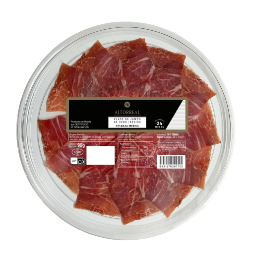 Jamón de Cebo Ibérico 50% Raza Ibérica en lonchas Altorreal 90 g