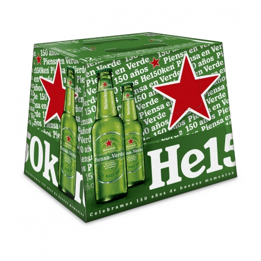 rubia Heineken Lager pack 12 botellas 25 | Carrefour Supermercado compra online