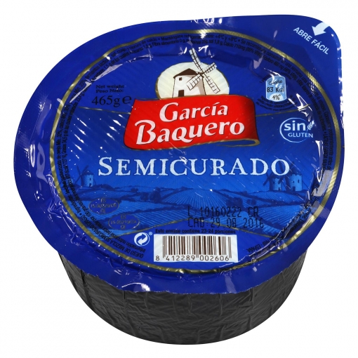 Queso semicurado mezcla mini García Baquero 465 g