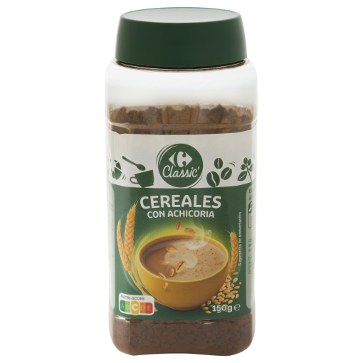 Cereales solubles con achicoria Carrefour Classic 150 g.