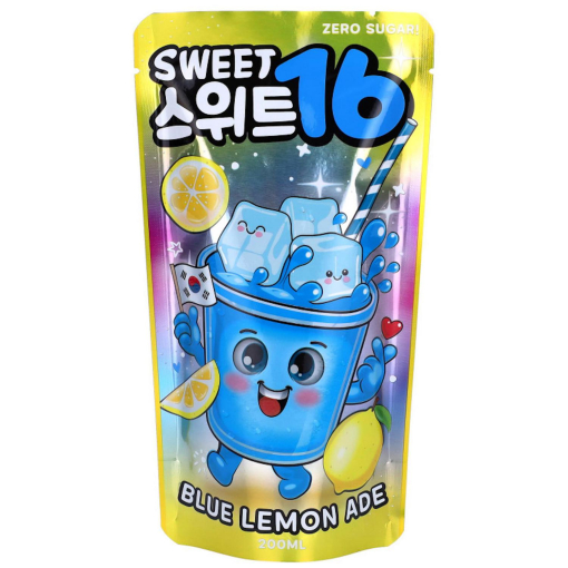 Refresco sabor limón sin azúcar Sweet 16 200 ml.