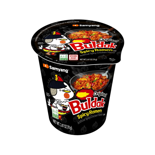 Fideos orientales sabor original Ramen Buldak 70 g.