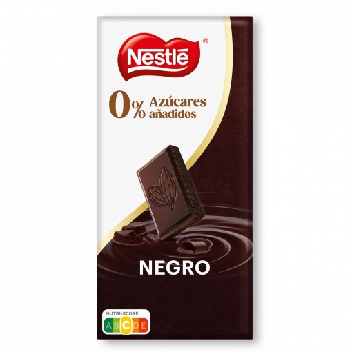 Chocolate negro sin azúcar añadido Nestlé 115 g.