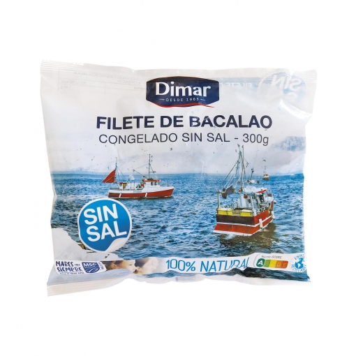 Filete de bacalao sin sal Dimar 300 g