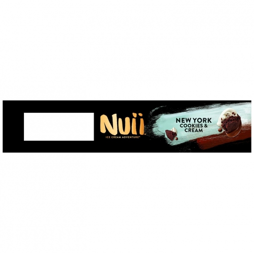Bombón helado con crema de galletas de Nueva York Nuii 3 ud.