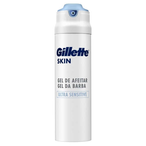 Gel de afeitado para piel sensible Skin Ultra Sensitive Gillette 200 ml.