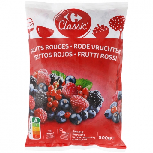 Lengua macarrónica Hula hoop dueño Mix frutos rojos Carrefour 500 g. | Carrefour Supermercado compra online