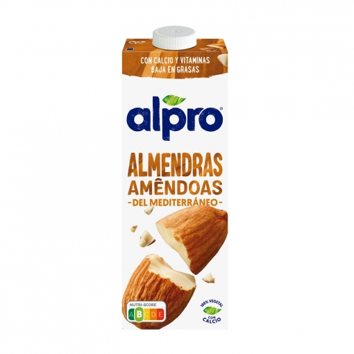 Bebida de almendras Alpro sin gluten sin lactosa brik 1 l.