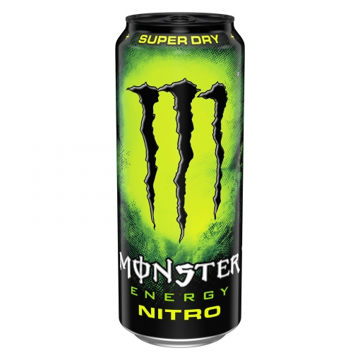 Monster Super Dry Energy Nitro bebida energética lata 50 cl.