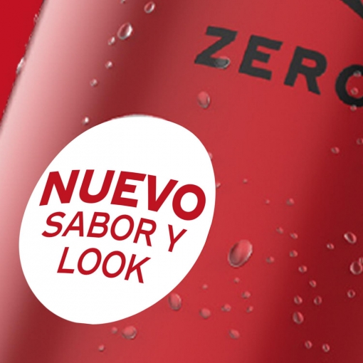 Coca Cola zero azúcar pack 12 latas 33 cl.