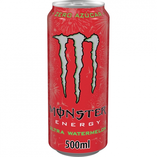 Monster Energy Ultra Watermelon Zero bebida energética lata 50 cl.
