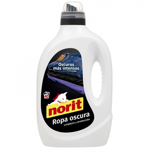 Detergente líquido ropa oscura Norit 40 lavados.