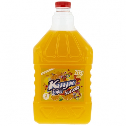 Kuyx de naranja sin gas light zero azúcares botella 3 l.