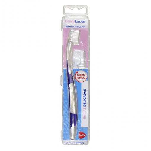 Cepillo de dientes encías delicadas cabezal pequeño máxima precisión Gingilacer 1 ud.